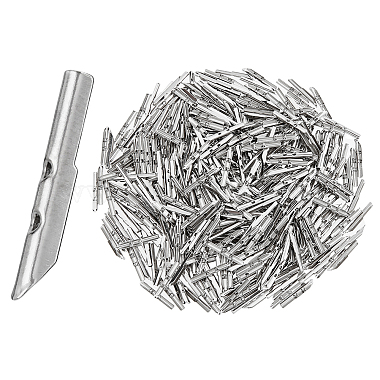 Stainless Steel Color Iron Folding Crimp Ends
