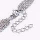 316 Surgical Stainless Steel Cable Chain Bracelets(BJEW-JB03182)-3