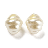 ABS Plastic Imitation Pearl Bead, Bicone, Beige, 18x16mm, Hole: 1.8mm, about 245pcs/500g(KY-C017-17B)