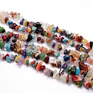 Mixed Stone Beads Strands, Chips, 8~20x8~18mm, Hole: 1mm, about 31.5 inch(G-O049-C-13)