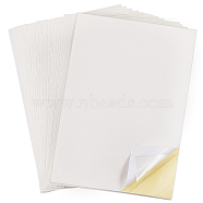 A5 Paper Double Sided Adhesive Sticker, for DIY Card Craft Paper, Rectangle, White, 144x208x0.4mm(AJEW-WH0419-27A)