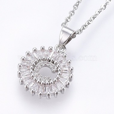 Clear Stainless Steel Necklaces