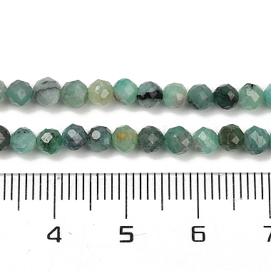 brins de perles d'émeraude naturelles(G-M092-D01-02)-3