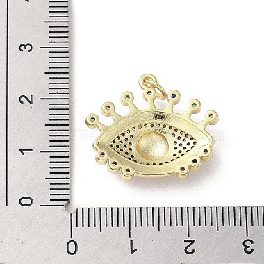 Brass Micro Pave Cubic Zirconia Pendants(KK-E092-09G-05)-3