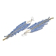 Bohemia Woven Glass Seed Bead Dangle Earrings(EJEW-A046-04D)-2