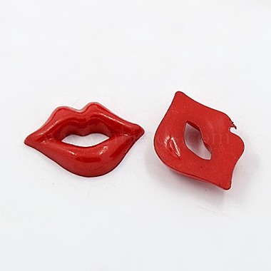 Cabochons en forme de lèvre en acrylique(X-BUTT-E024-A-04)-2