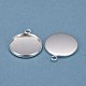 304 Stainless Steel Pendant Cabochon Settings(X-STAS-F191-14S-F)-2