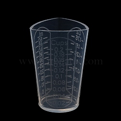 Measuring Cup, Graduated Silicone Mixing Cup for Resin Craft, Clear, 4.7x4.8x7.2cm, Capacity: 50ml(1.69fl. oz)(TOOL-Q027-01A)