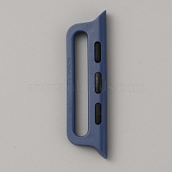 Plastic Watchband Connector, Marine Blue, 9.5x35x3mm(FIND-WH0419-94E)