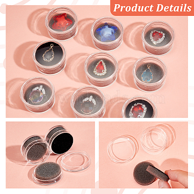 Round Clear Acrylic Loose Diamond Display Boxes(CON-WH0086-073A)-4