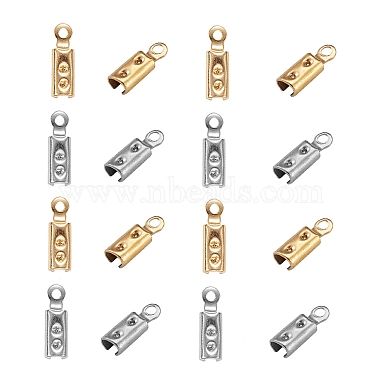 Golden & Stainless Steel Color 304 Stainless Steel Folding Crimp Ends