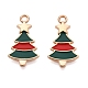 Christmas Theme Alloy Enamel Pendants(ENAM-T020-10J)-2