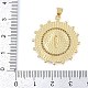 Rack Plating Brass Micro Pave Clear Cubic Zirconia Pendants(KK-P287-36B-G)-3