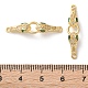 Rack Plating Brass Micro Pave Cubic Zirconia Snake Connector Charms(KK-C084-10A-G)-3