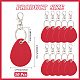 10Pcs PU Leather & Alloy Pendants(KEYC-CN0001-08D)-2