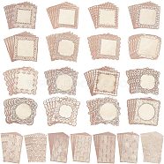 3 Sets 3 Styles Lace Theme Scrapbook Paper Pad, for DIY Album Scrapbook, Greeting Card, Background Paper, Magazine, Mixed Shapes, Misty Rose, 83~120x70~90x0.1mm, 1 set/style(DIY-CP0008-70)