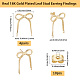 6Pcs Brass Stud Earring Finding(KK-BBC0019-96B)-2