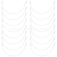 304 Stainless Steel Bra Underwire, Sturdy Metal Bra Wire for Bra Shaping, Stainless Steel Color, 14.2x24.5mm(FIND-WH0421-34F)