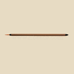 Bamboo Chinese Calligraphy Drawing Brush Pen, with Weasel Brush Hair, Drawing Line Pen for Beginners, Camel, 19cm(PW-WG64386-05)