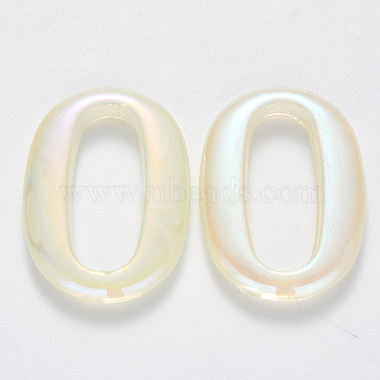 Anillos de acrílico transparente enlace(TACR-T016-08B)-2