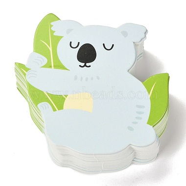 Tarjetas de piruletas de caramelo de papel con forma de koala(CDIS-I003-07)-2