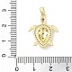 Brass Micro Pave Cubic Zirconia Pendants(KK-F877-13G)-3