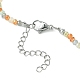 Glass Beaded Necklace with 304 Stainless Steel Clasps(NJEW-JN04363-02)-4