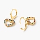 Brass Micro Pave Cubic Zirconia Huggie Hoop Earrings(EJEW-JE04531-05)-3