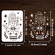 Plastic Drawing Painting Stencils Templates(DIY-WH0396-0039)-2
