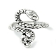 Snake Alloy Open Cuff Rings(RJEW-K275-79AS)-2