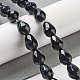 Dyed & Heated Natural Black Agate Beads Strands(G-P520-B15-01)-2