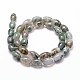Natural Moss Agate Beads Strands(G-N0173-07-8x12mm)-2