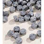 Sealing Wax Particles for Retro Seal Stamp, Octagon, Gray, 9x5mm, about 69pcs/23g(DIY-WH0153-11)