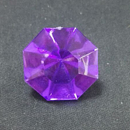 Acrylic Rhinestone Pointed Back Cabochons, Faceted, Diamond, Purple, 30.1x20mm(GACR-WH0001-01E)