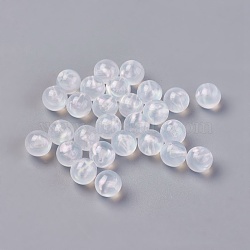 Transparency Acrylic Beads, Half Drilled Beads, Round, Clear, 12mm, Hole: 1.2mm(OACR-L012-C-04)