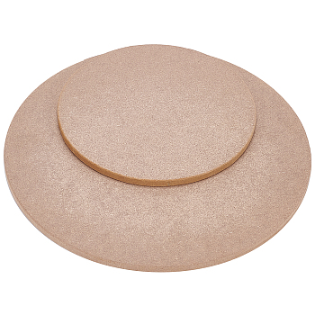 2Pcs 2 Style MDF Wood Boards, Ceramic Clay Drying Board, Ceramic Making Tools, Camel, 19.8~29.8x0.9cm, 1pc/style