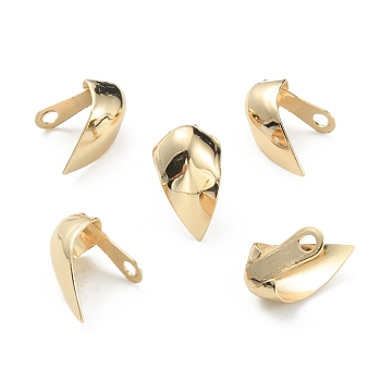 Iron Toe Cap Covers, Toe Protectors, for Pointed Toe High-Heeled Shoes, Light Gold, 16x20x13.5mm, Hole: 2.5mm