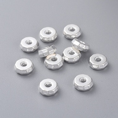 Silver Flat Round Alloy