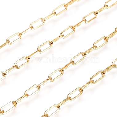 Soldered Brass Paperclip Chains(CHC-D025-04G)-2
