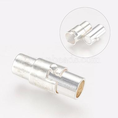 Brass Locking Tube Magnetic Clasps(MC078-S)-2