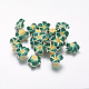 Handmade Polymer Clay 3D Flower Plumeria Beads(CLAY-Q192-15mm-06)-1