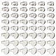 48Pcs 8 Style Adjustable 304 Stainless Steel Finger Rings Components(STAS-DC0004-37)-1