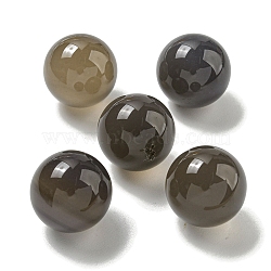 Natural Grey Agate Round Ball Figurines Statues for Home Office Desktop Decoration, 20mm(G-P532-02A-10)