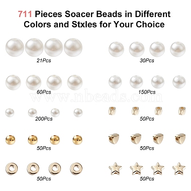 10Style Imitated Pearl Acrylic Beads and CCB Plastic Beads(DIY-YW0007-51)-3