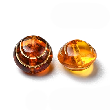 Imitation Amber Transparent Acrylic Beads(MACR-D071-02E)-4
