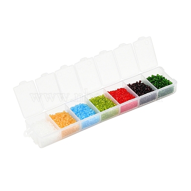 3500pcs 7 colores 12/0 cuentas de semillas redondas de vidrio(SEED-YW0001-21)-3