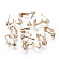 Real Gold Plated Brass Earring Components(KK-L176-12G)