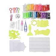DIY 30 Colors 6000Pcs 4mm PVA Round Water Fuse Beads Kits for Girls, Including Scraper Knife, Spray Bottle, Pattern Paper, Pen and Template, Keychain & Accessories Making(DIY-Z007-47)
