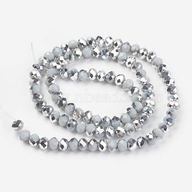 plaquer des brins de perles de verre opaques(EGLA-A034-P8mm-M09)-2