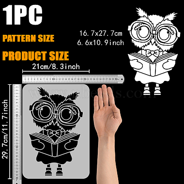 Plastic Drawing Painting Stencils Templates(DIY-WH0396-708)-2